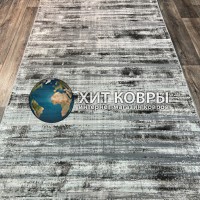 Турецкий ковер Flora 6025 Серый-коричневый